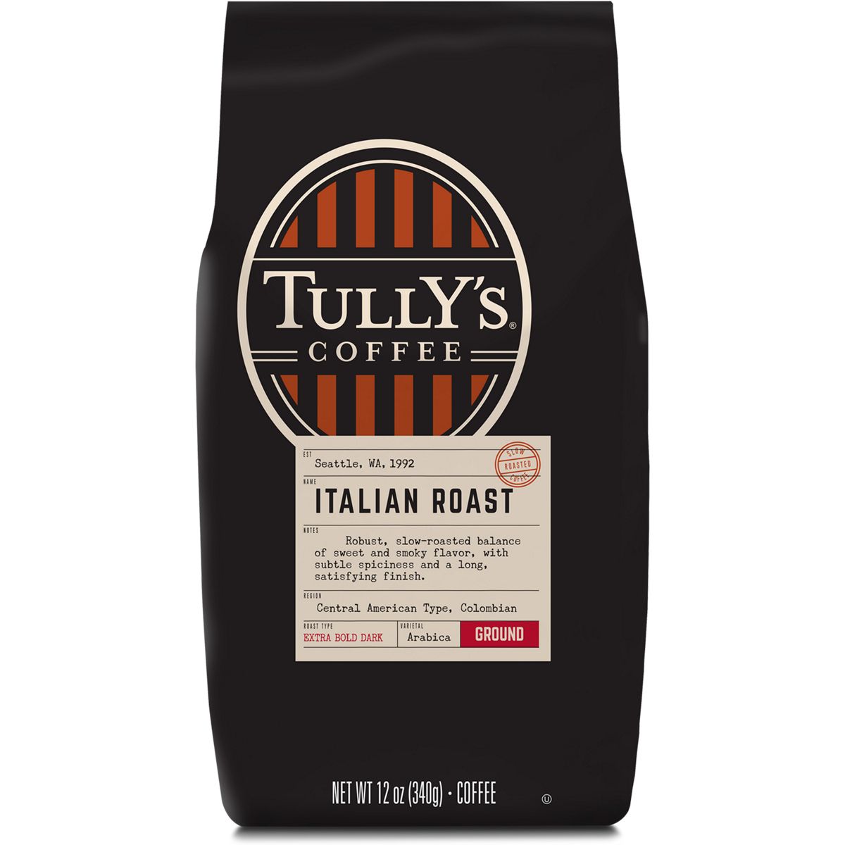 Tully's Italian Roast Extra Bold Coffee
