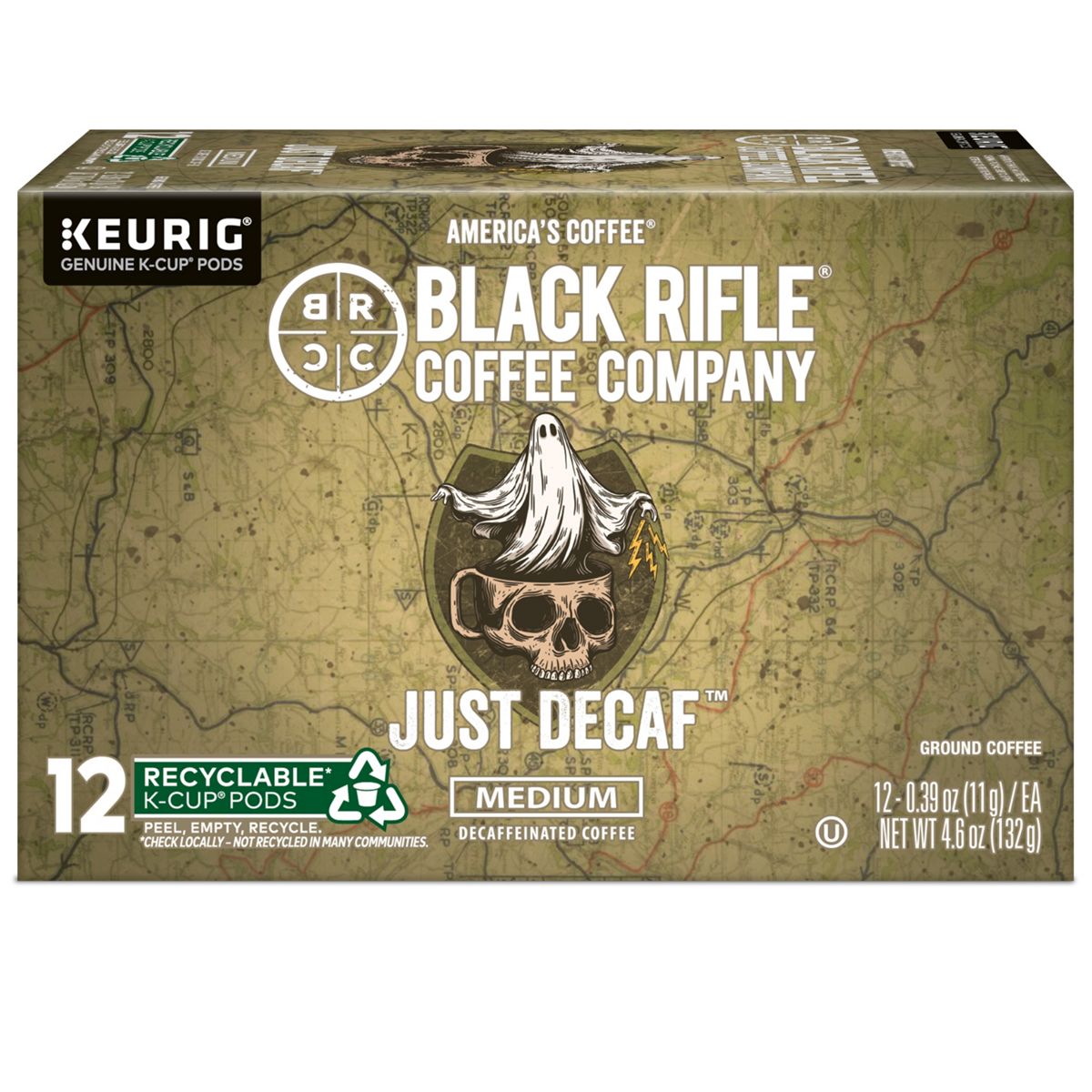 Black Rifle Coffee Company Just Decaf Coffee K-Cup Pods