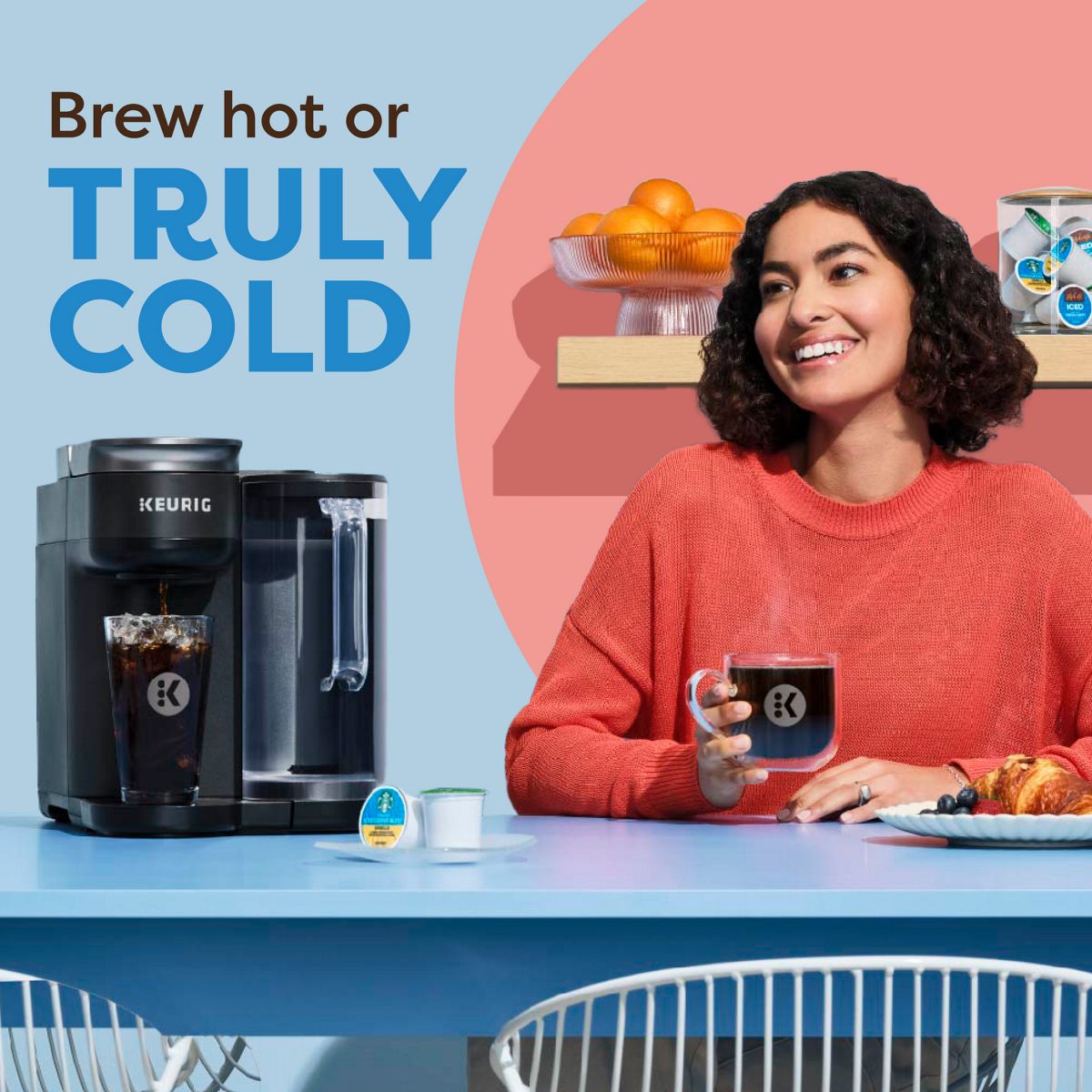 K-Brew + Chill Coffee Maker Makes Cold Iced Coffee