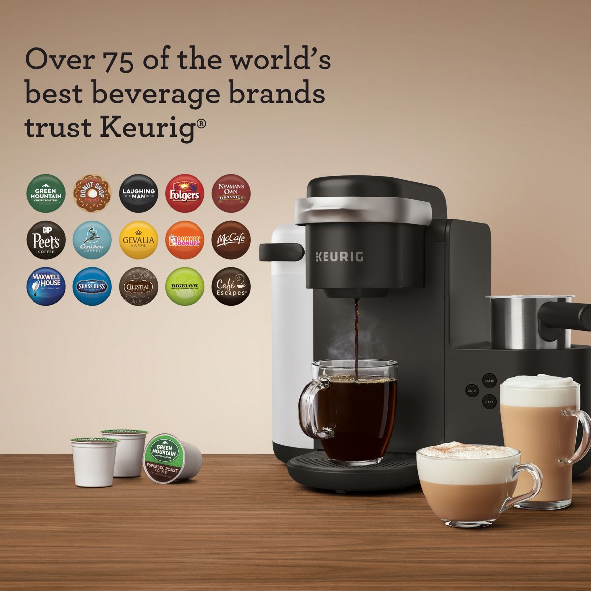 K-Cafe Single Serve Coffee Latte & Cappuccino Maker