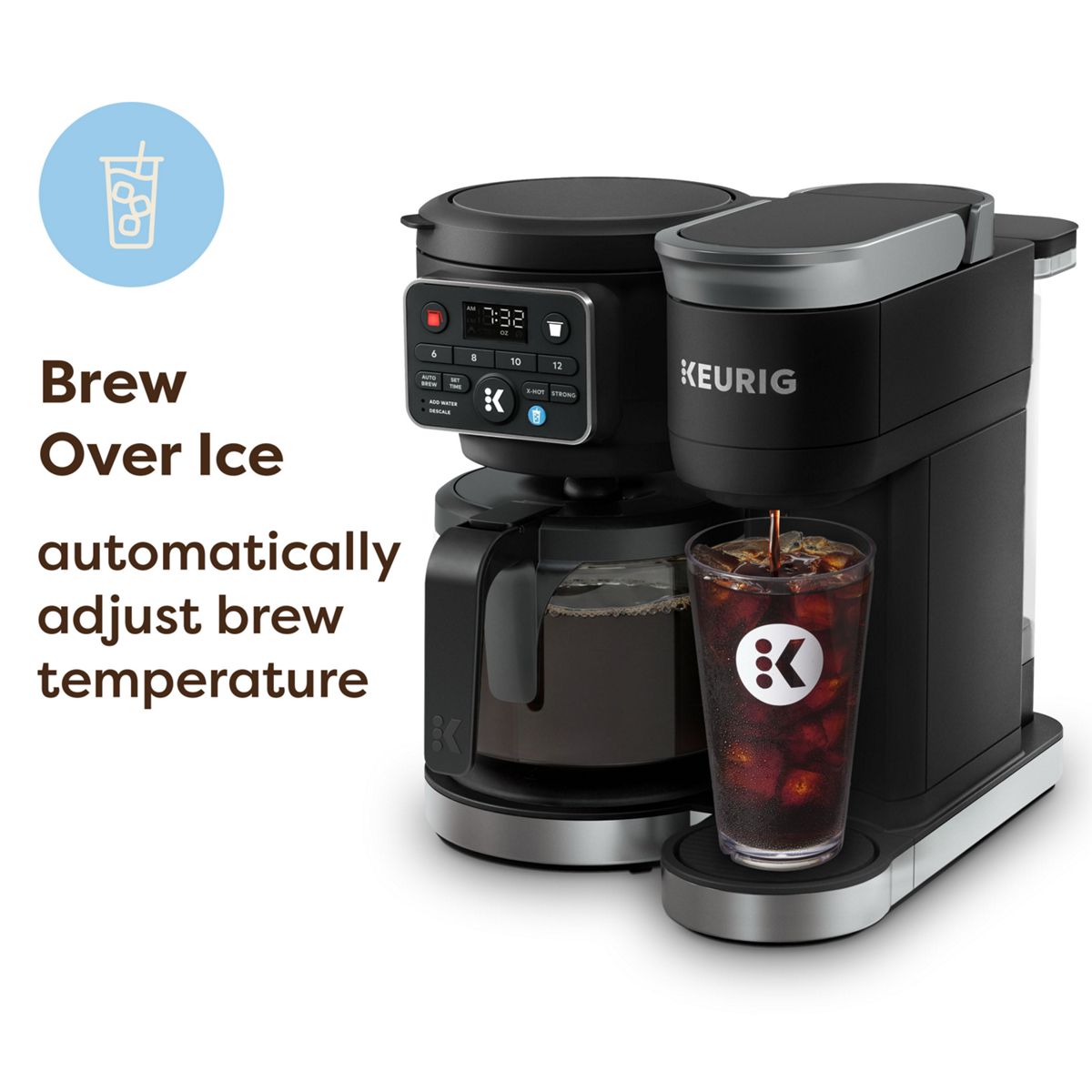 K-Duo Hot & Iced Single Serve & Carafe Coffee Maker (Gen 2)