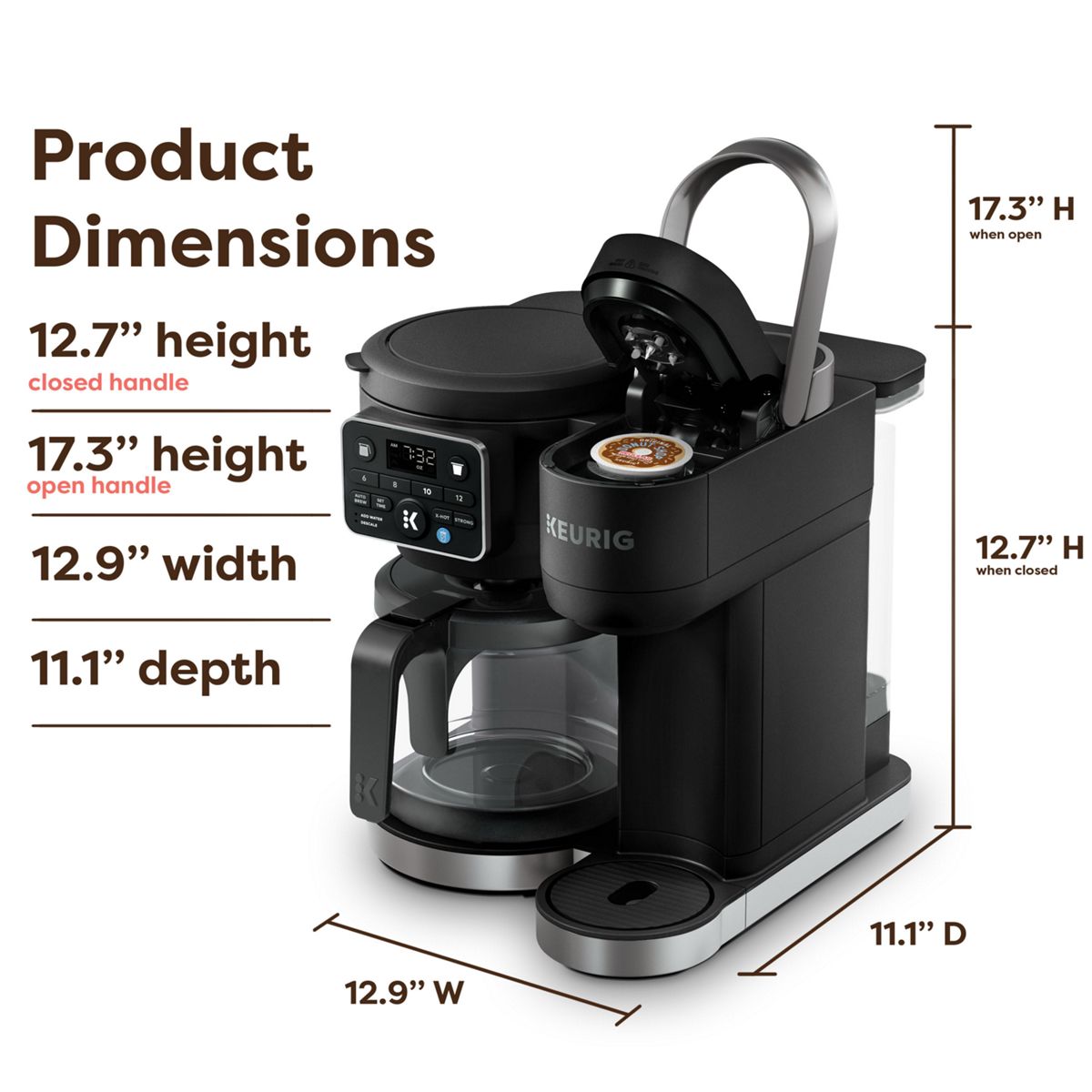 K-Duo Hot & Iced Single Serve & Carafe Coffee Maker (Gen 2)
