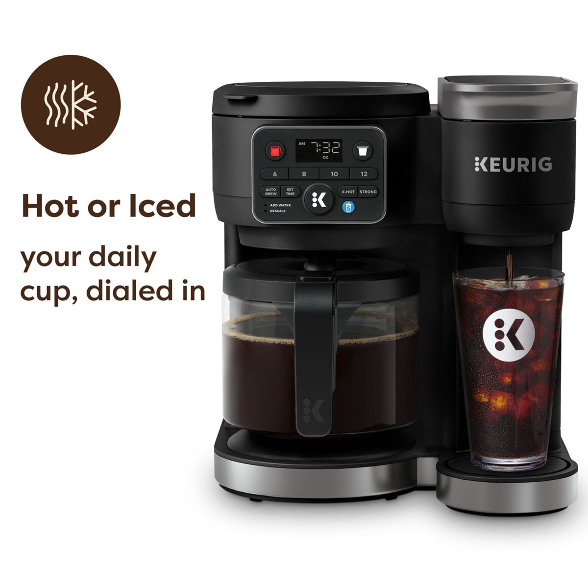 K-Duo Hot & Iced Single Serve & Carafe Coffee Maker (Gen 2)