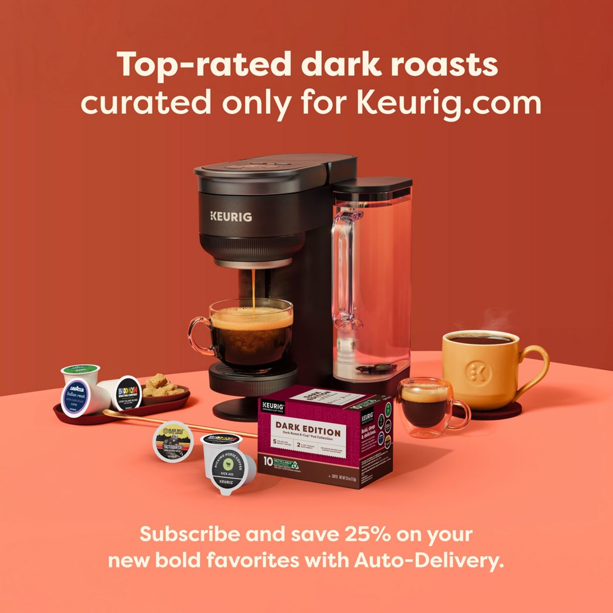 Keurig Dark Edition Dark Roast K-Cup Pod Collection - Variety Pack K-Cup Pods