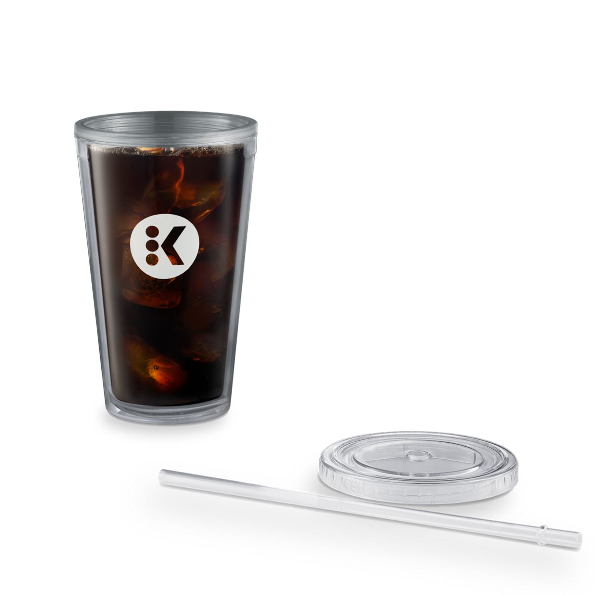 16oz BPA Free Plastic Iced Beverage Cup