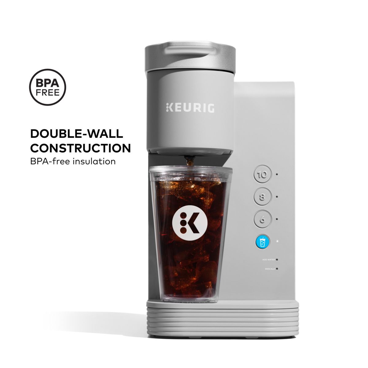 16oz BPA Free Plastic Iced Beverage Cup