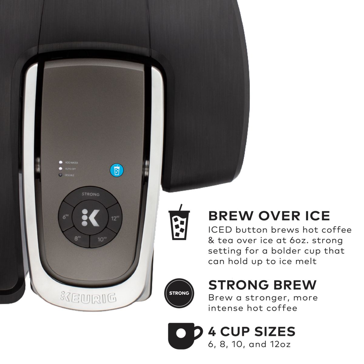 K-1550 Large Reservoir Coffee Maker - Home or Business Use