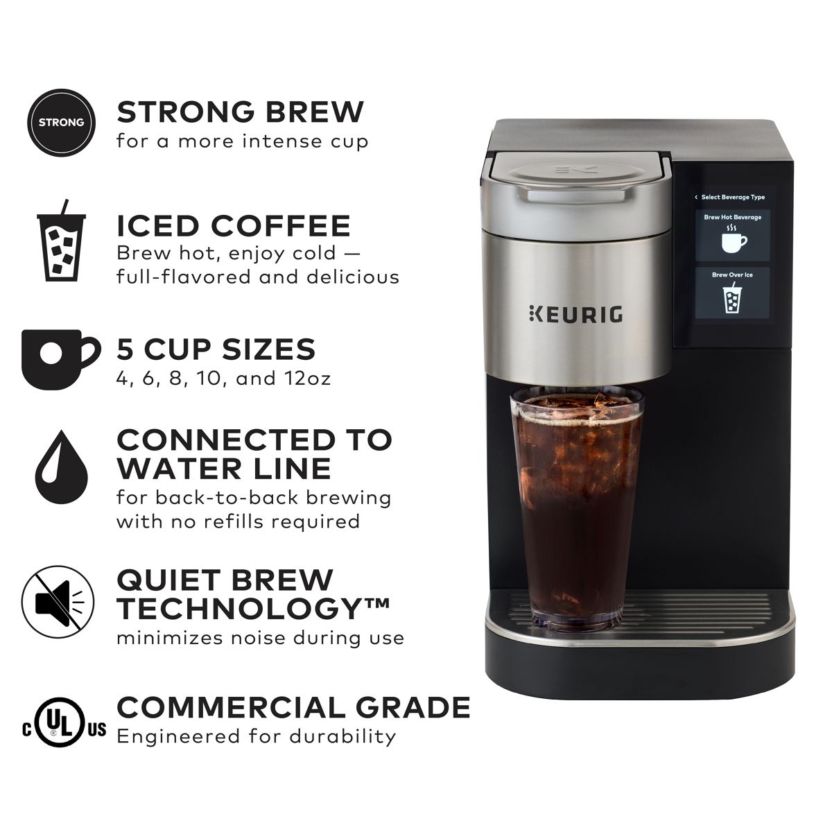 K-2550 Medium Business Coffee Maker - Plumbed