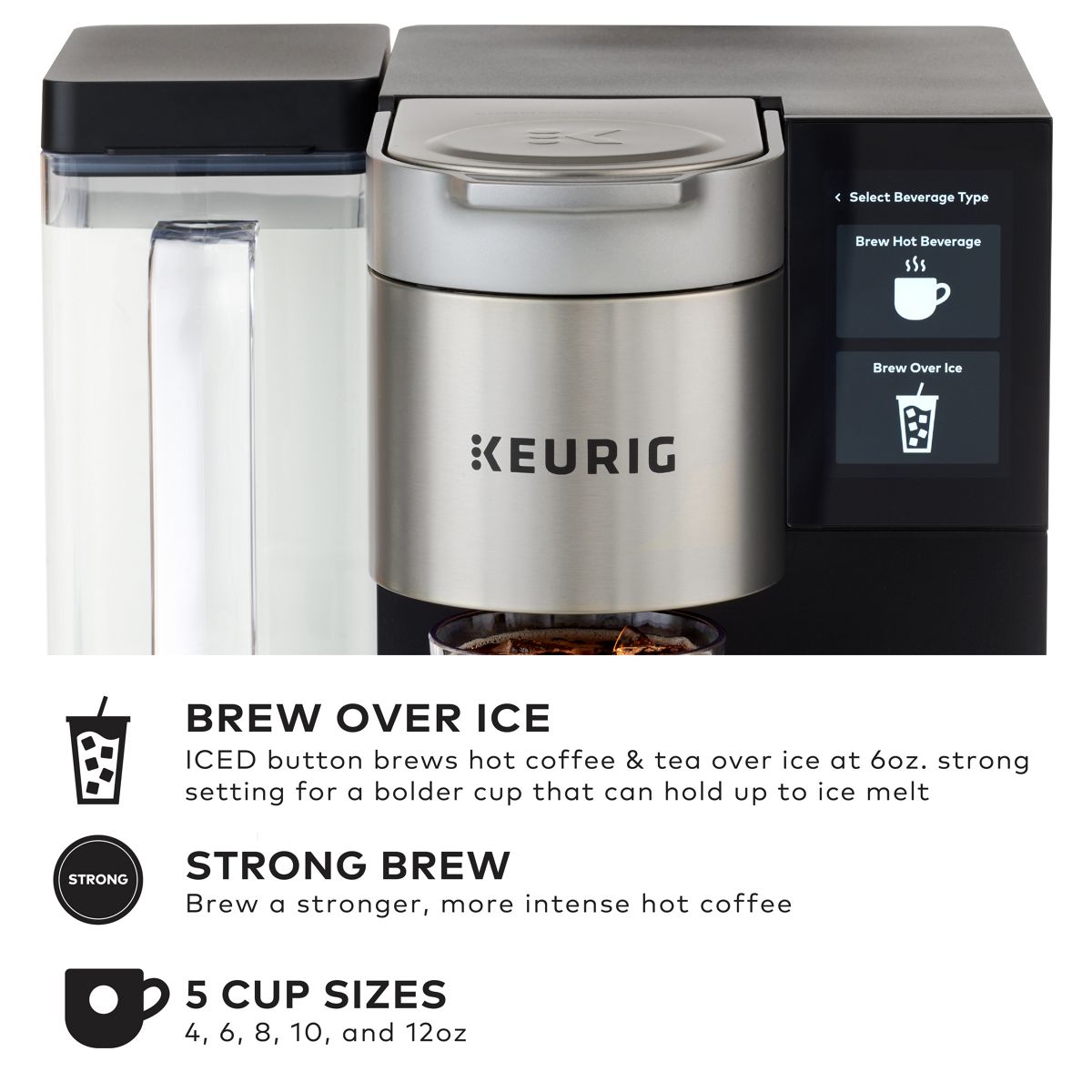 Keurig K-2550 Medium Business Coffee Maker - Pour Over Water Reservoir
