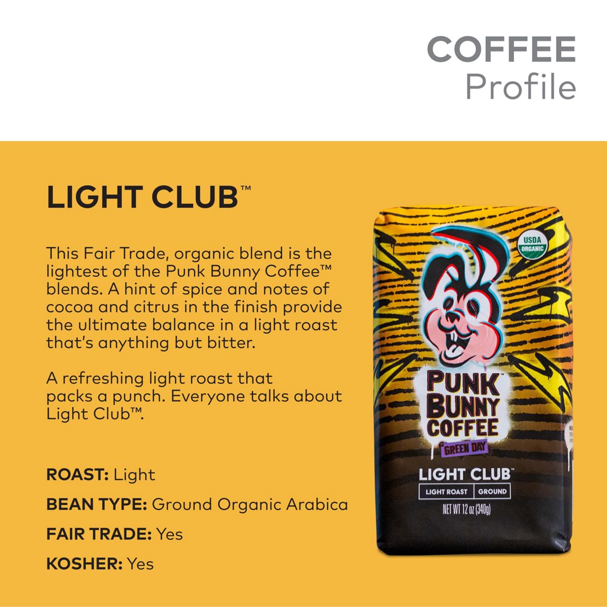 Punk Bunny Coffee Light Club Coffee