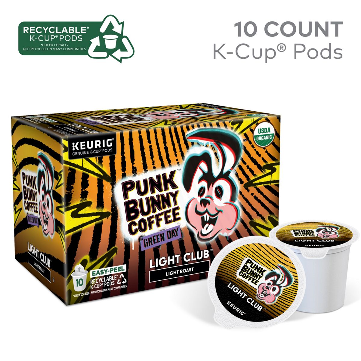 Punk Bunny Coffee Light Club Coffee K-Cup Pods