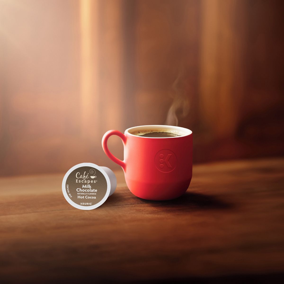 Cafe Escapes Milk Chocolate Hot Cocoa K-Cup Pods