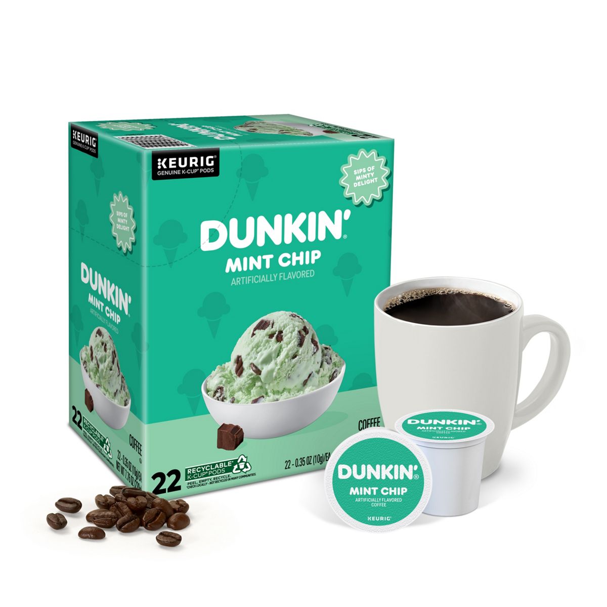 Dunkin' Mint Chip K-Cup Pods