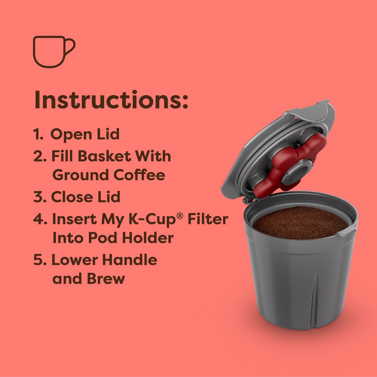 My K-Cup Reusable Coffee Filter