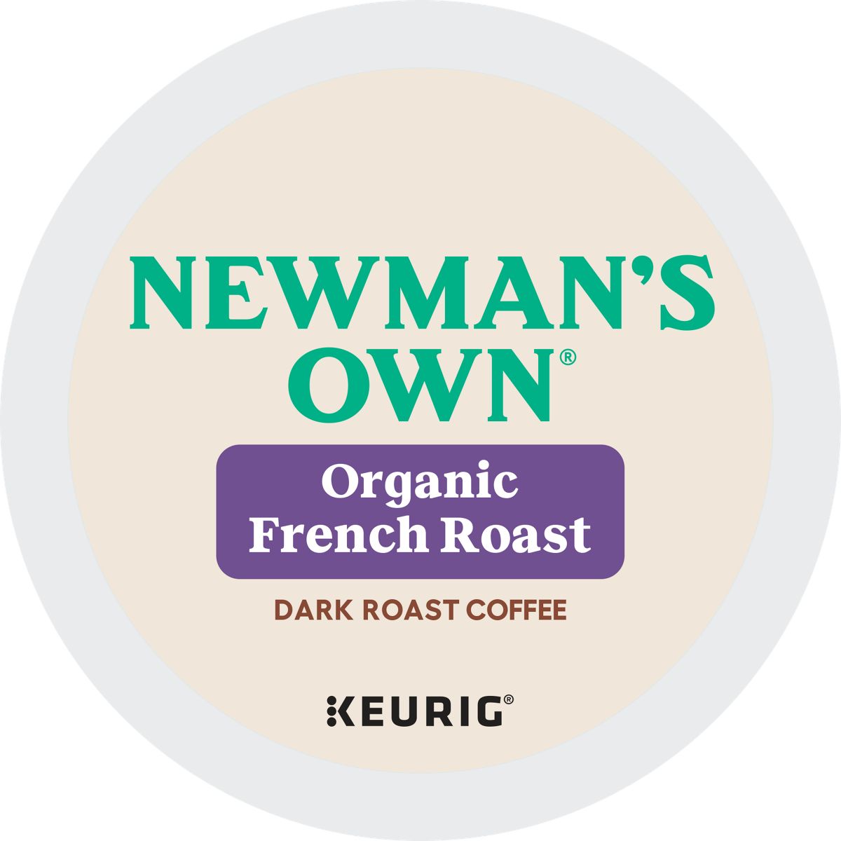 Newman's Own Organic French Roast Coffee K-Cup Pods