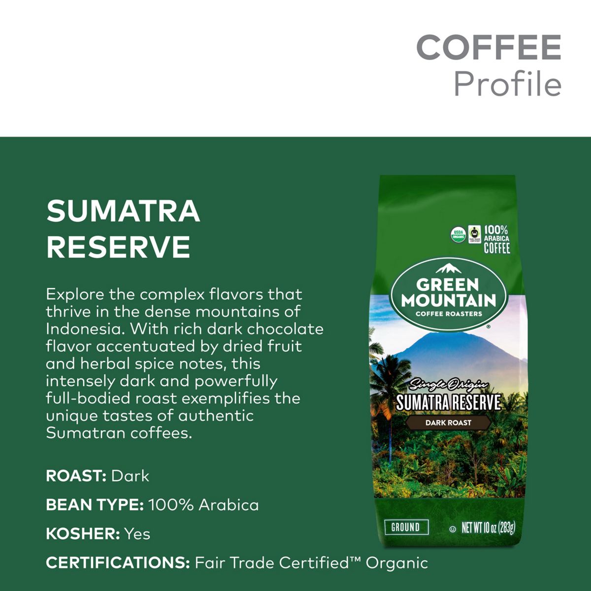 Green Mountain Coffee Roasters Sumatra Reserve Coffee