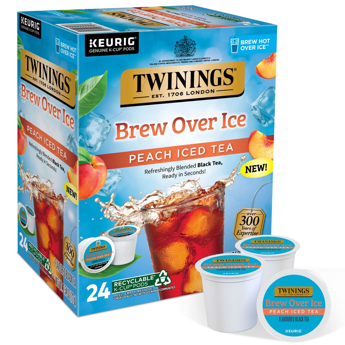 Twinings Peach Iced Tea K-Cup Pods