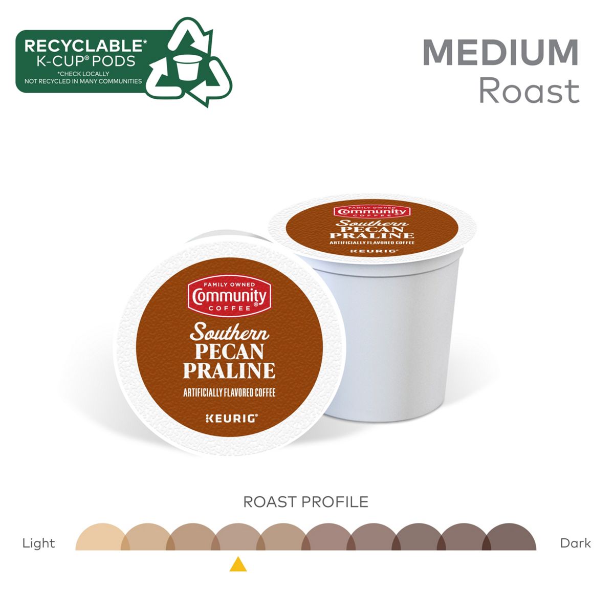 Community Coffee Southern Pecan Praline K-Cup Pods