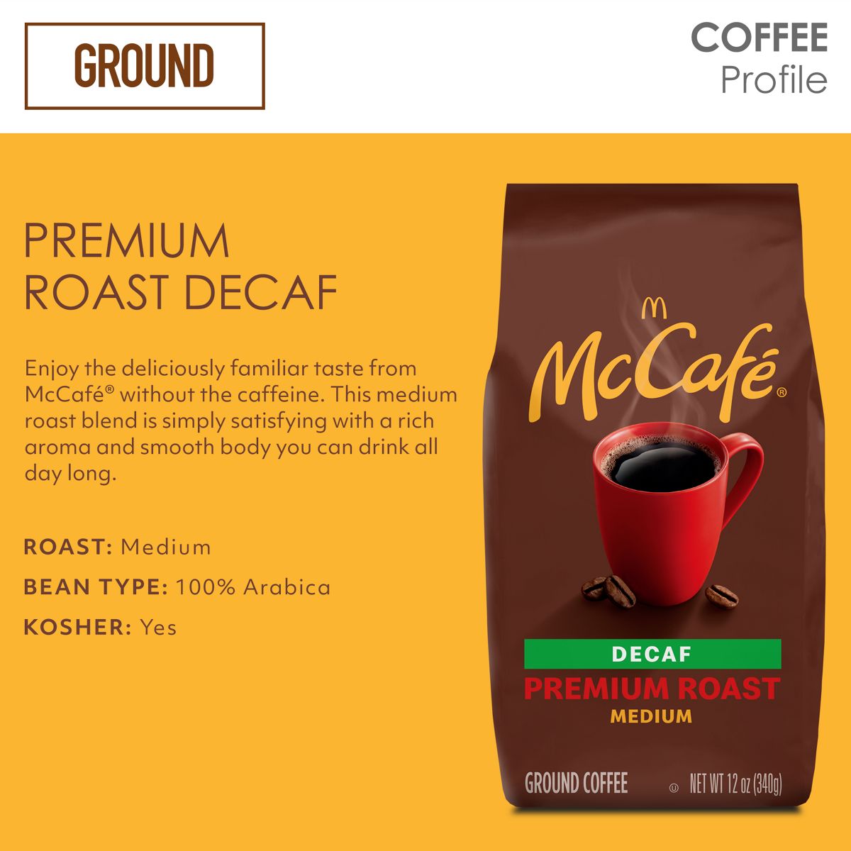 McCafe Premium Roast Decaf Coffee