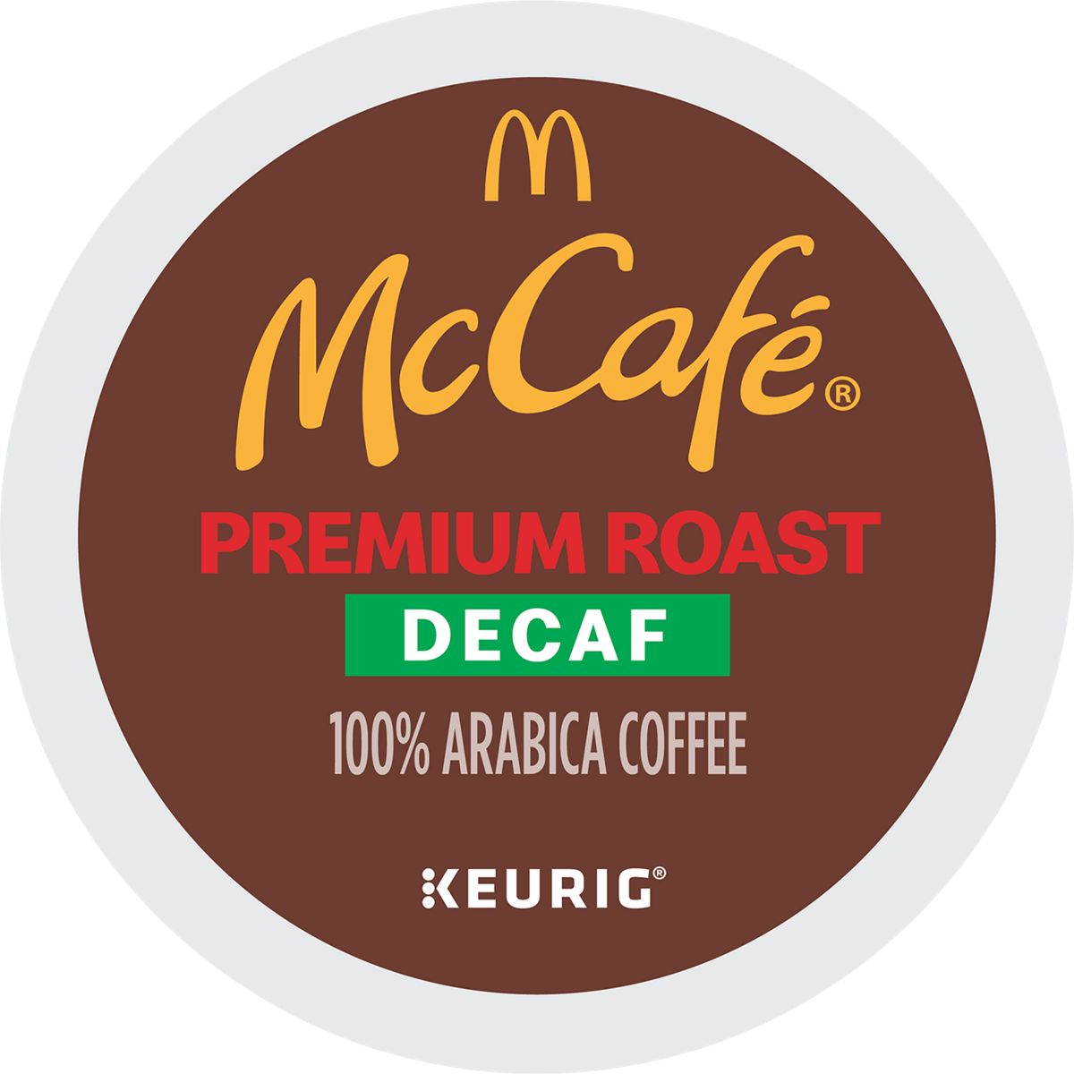 McCafe Premium Roast Decaf Coffee K-Cup Pods