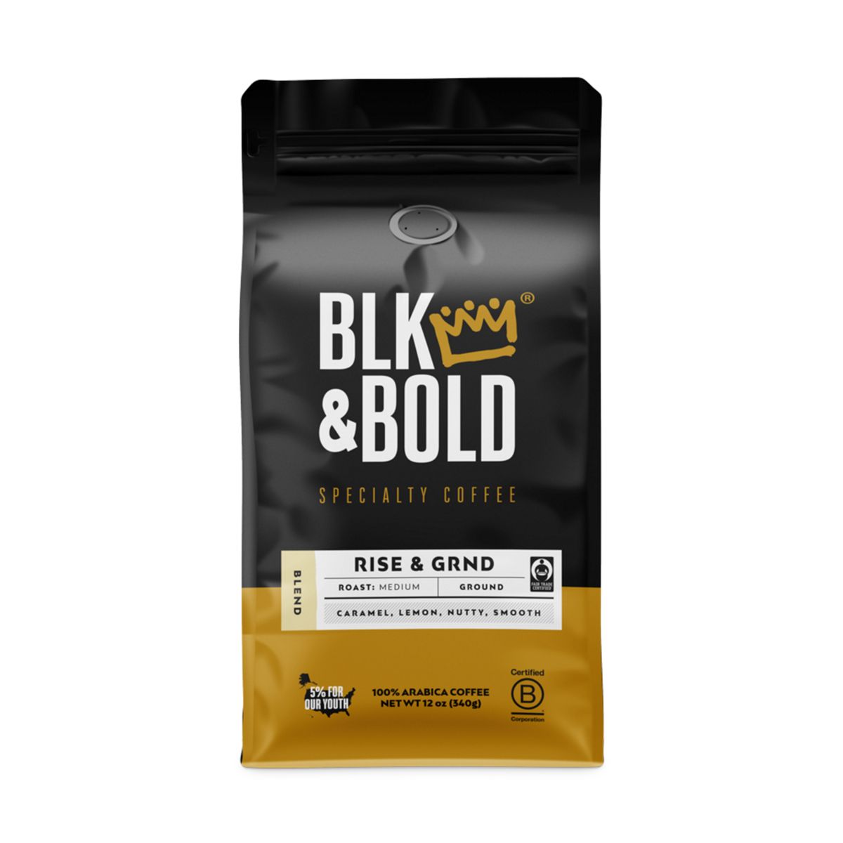 BLK & BOLD Rise & Grnd Coffee K-Cup Pods