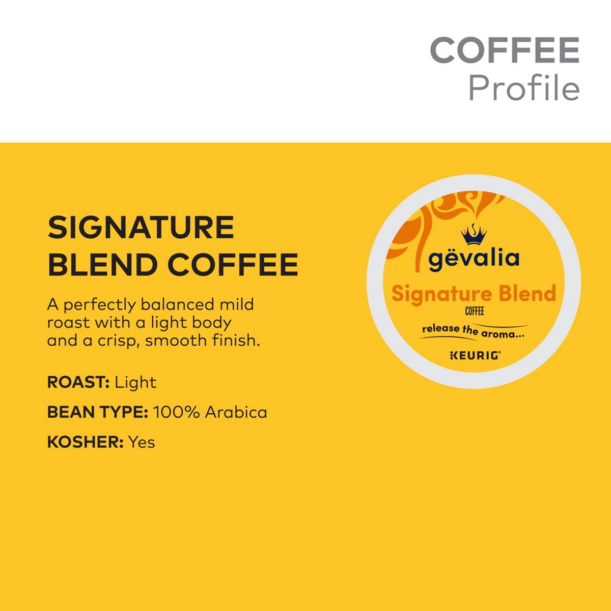 GEVALIA Signature Blend Coffee K-Cup Pods