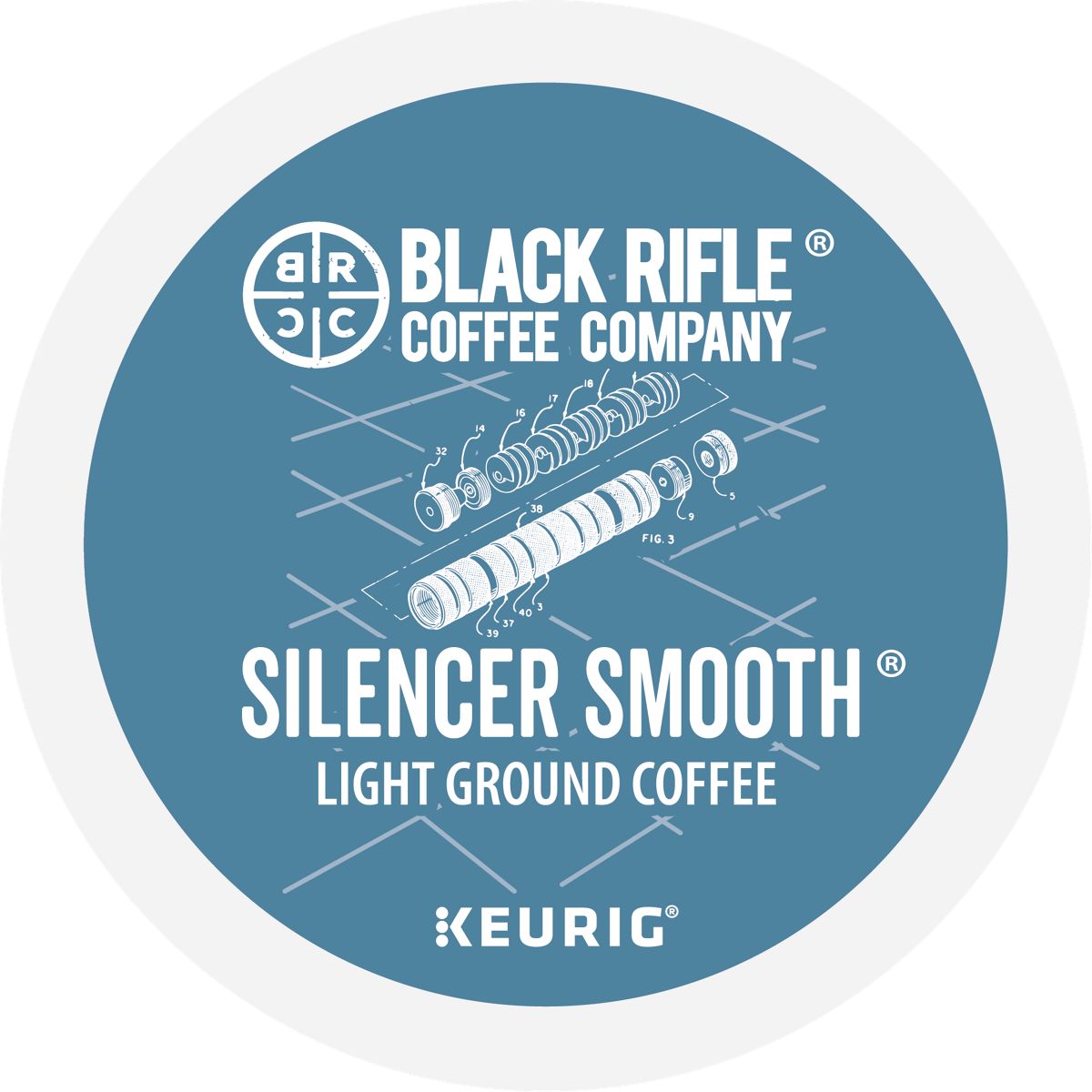 Black Rifle Coffee Company Silencer Smooth Coffee K-Cup Pods