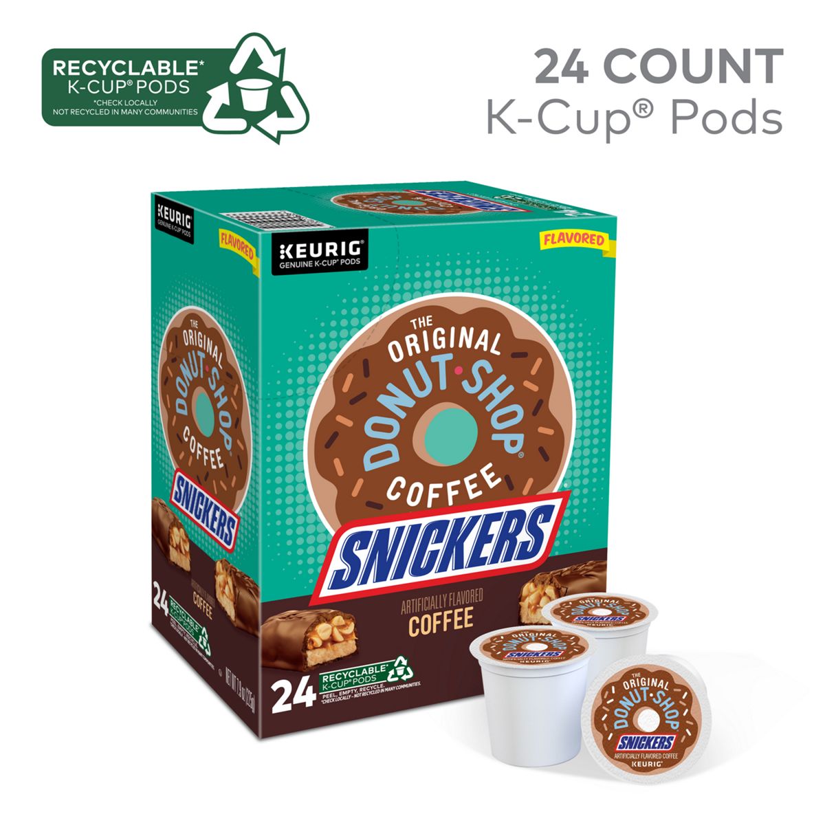 The Original Donut Shop Snickers Coffee K-Cup Pods