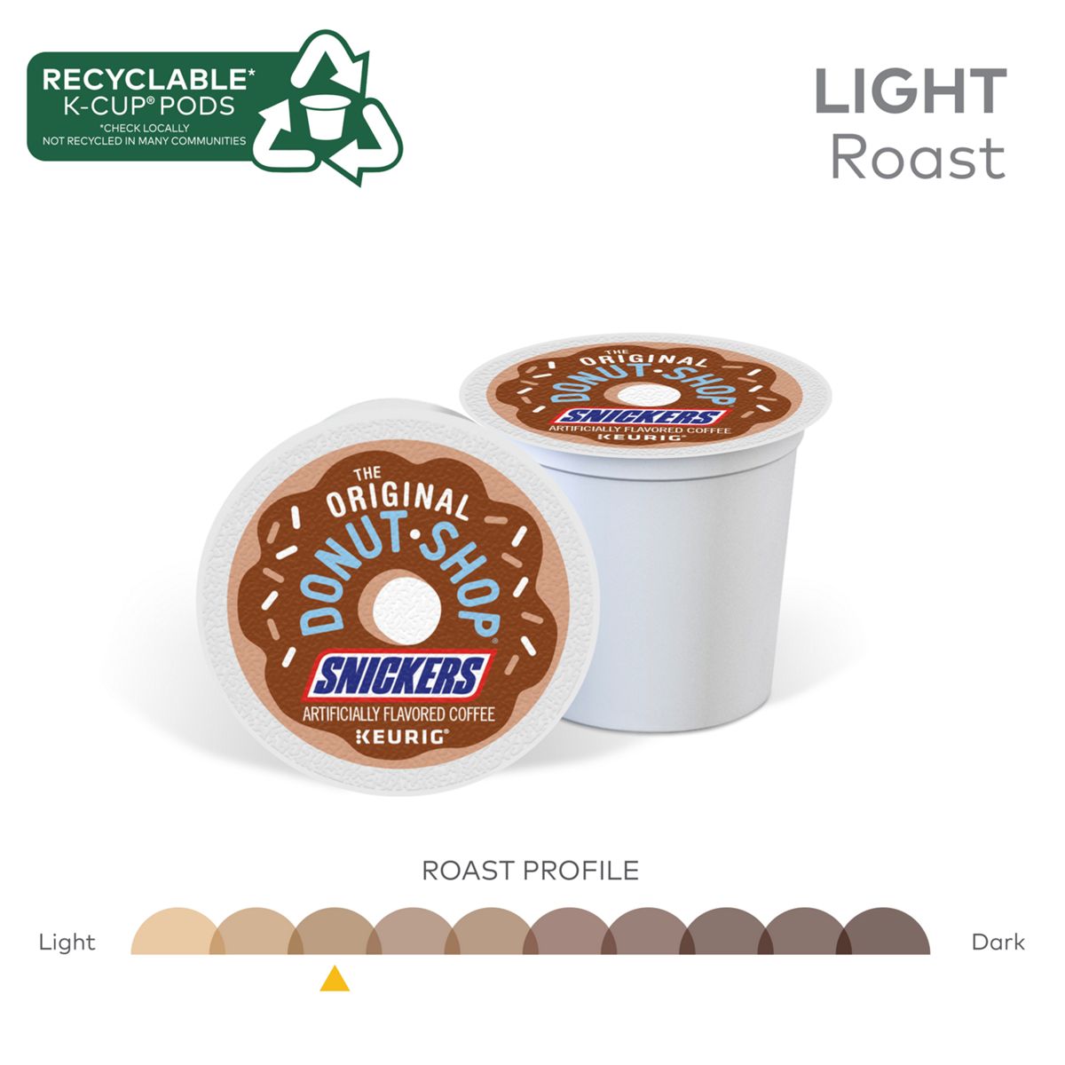 The Original Donut Shop Snickers Coffee K-Cup Pods