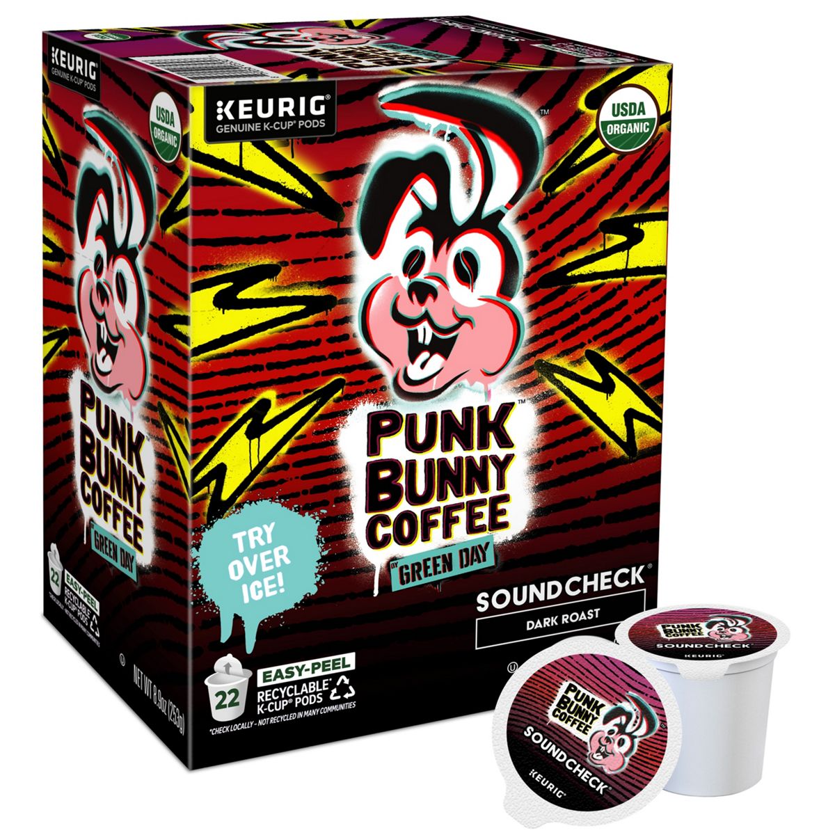 Punk Bunny Coffee Soundcheck Coffee K-Cup Pods