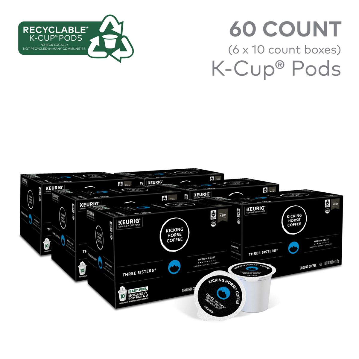 Kicking Horse Coffee Three Sisters K-Cup Pods