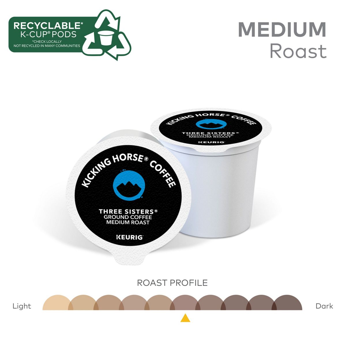 Kicking Horse Coffee Three Sisters K-Cup Pods