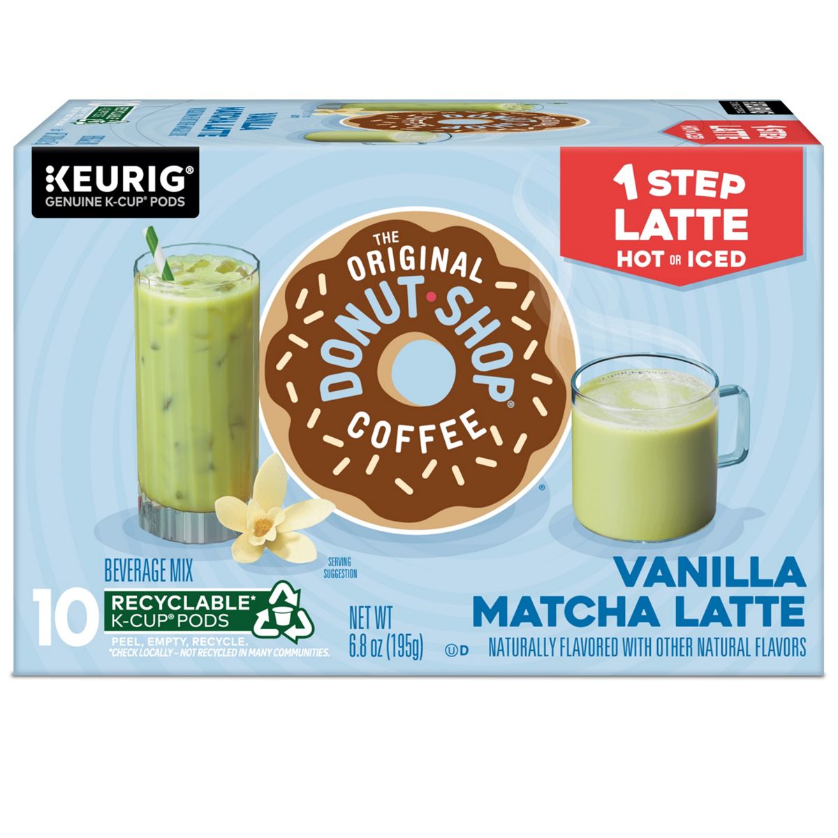 The Original Donut Shop Vanilla Matcha Latte K-Cup Pods