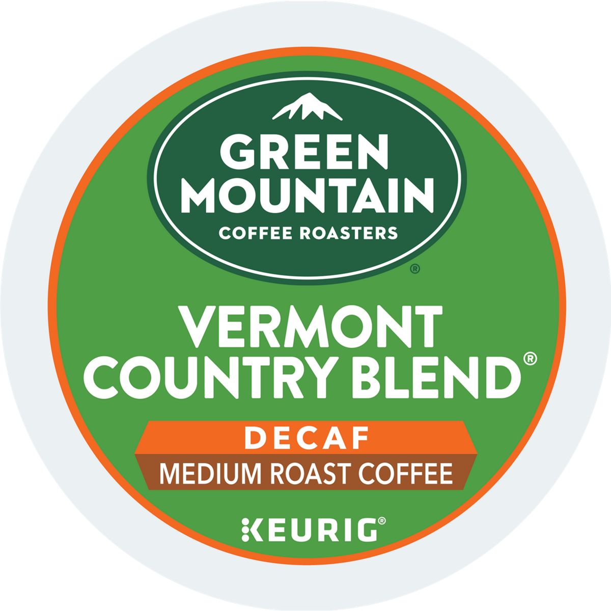 Green Mountain Coffee Roasters Vermont Country Blend Decaf Coffee K-Cup Pods