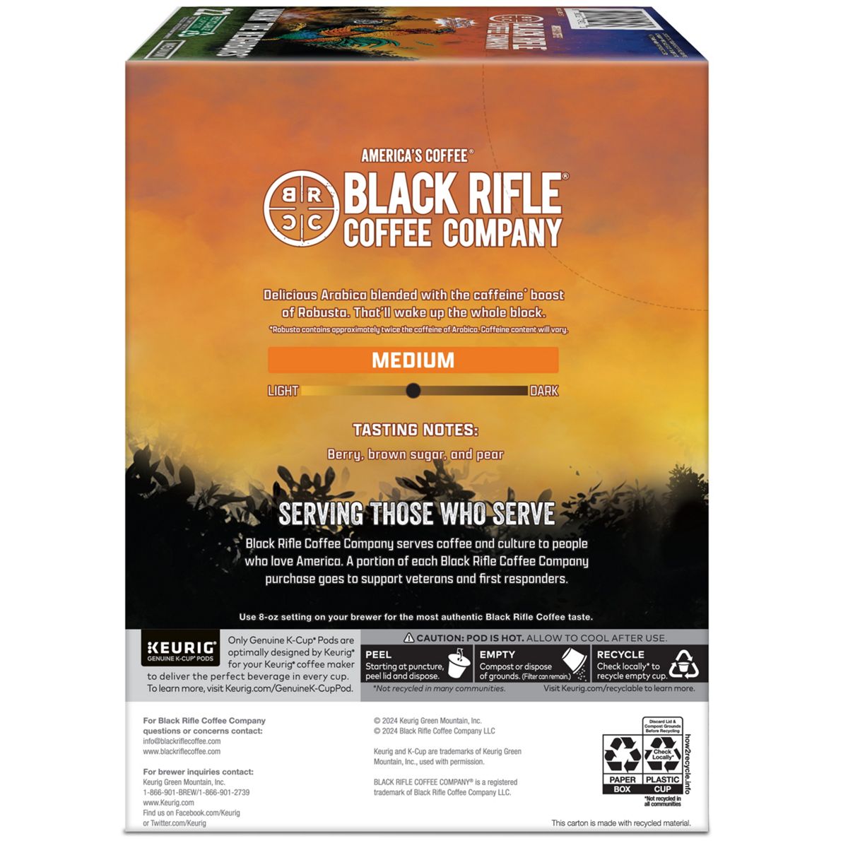 Black Rifle Coffee Company Wakin' The Neighbors Coffee K-Cup Pods