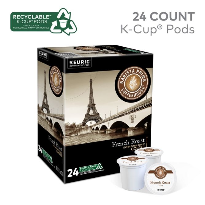 Barista Prima Coffee French Roast K-Cup Pods