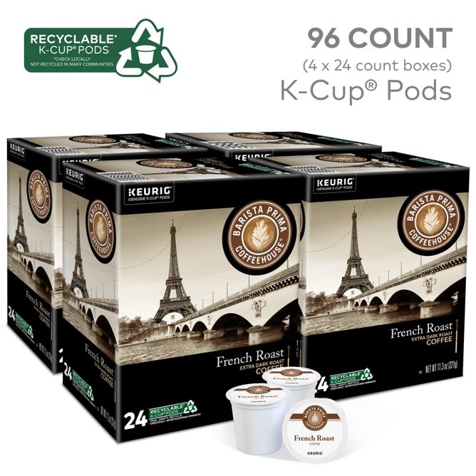 Barista Prima Coffee French Roast K-Cup Pods