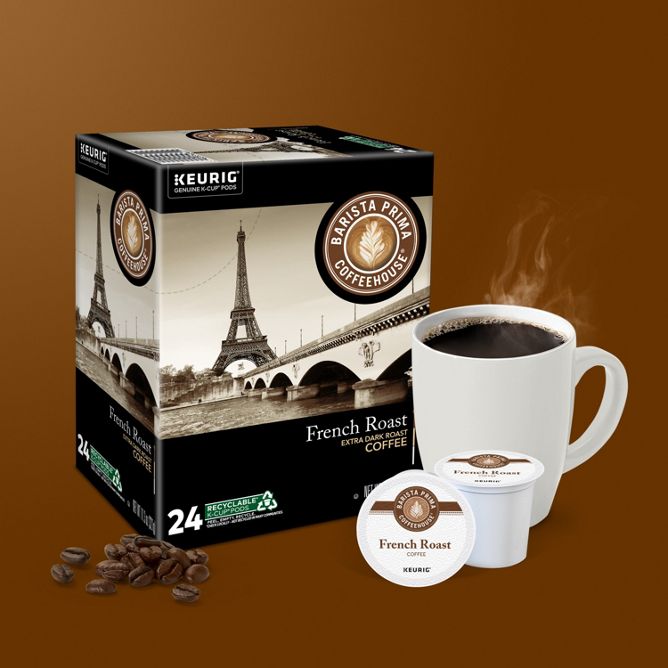Barista Prima Coffee French Roast K-Cup Pods