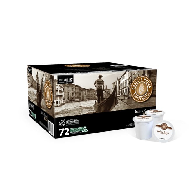 Barista Prima Coffee Italian Roast K-Cup Pods