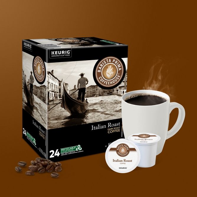 Barista Prima Coffee Italian Roast K-Cup Pods
