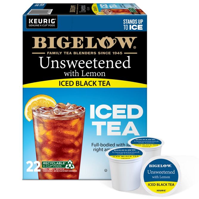 Bigelow Tea Black Tea with Lemon Unsweetened K-Cup Pods