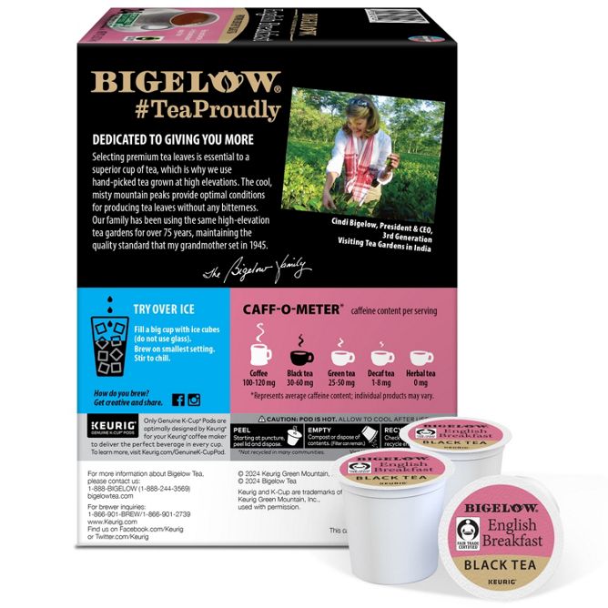 Bigelow Tea English Breakfast Tea K-Cup Pods