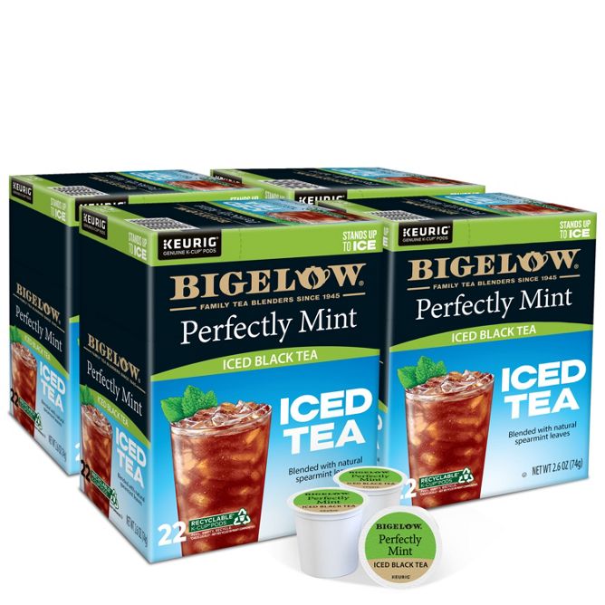 Bigelow Tea Perfectly Mint Iced Black Tea K-Cup Pods