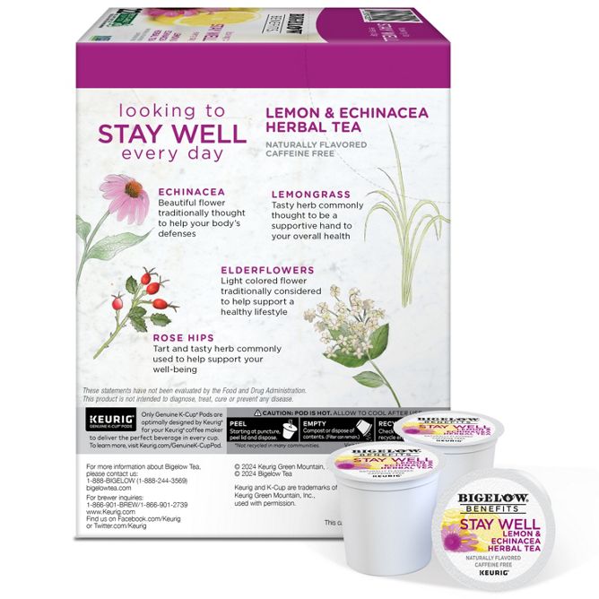Bigelow Tea Stay Well Tea K-Cup Pods