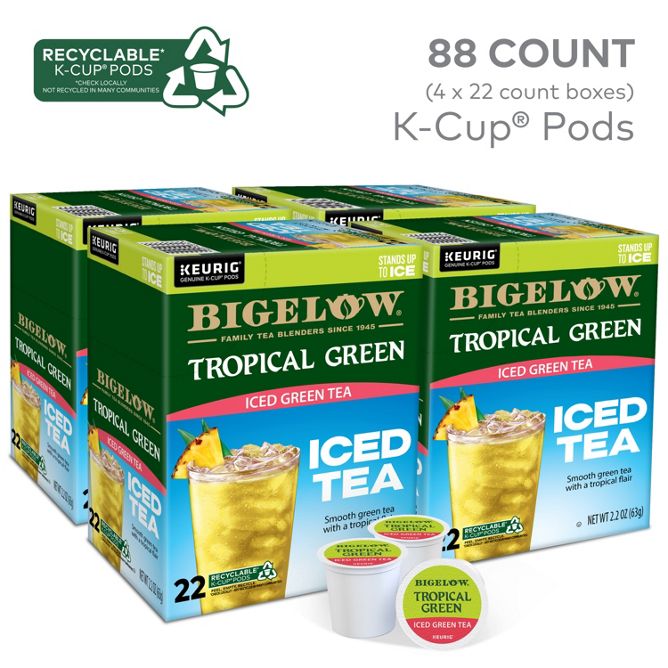 Bigelow Tea Tropical Iced Green Tea K-Cup Pods
