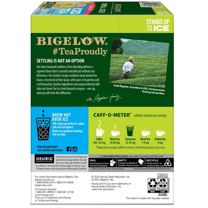 Bigelow Tea Tropical Iced Green Tea K-Cup Pods