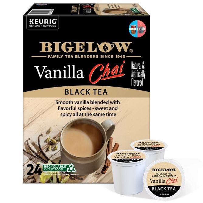 Bigelow Tea Vanilla Chai Tea K-Cup Pods