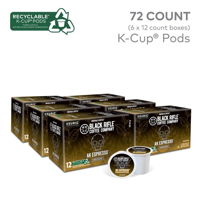 Black Rifle Coffee AK Espresso K-Cup Pods