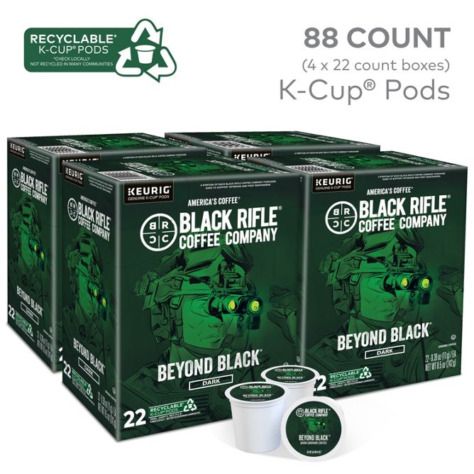 Black Rifle Coffee Beyond Black K-Cup Pods