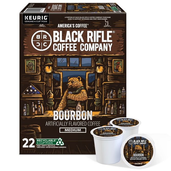 Black Rifle Coffee Bourbon K-Cup Pods